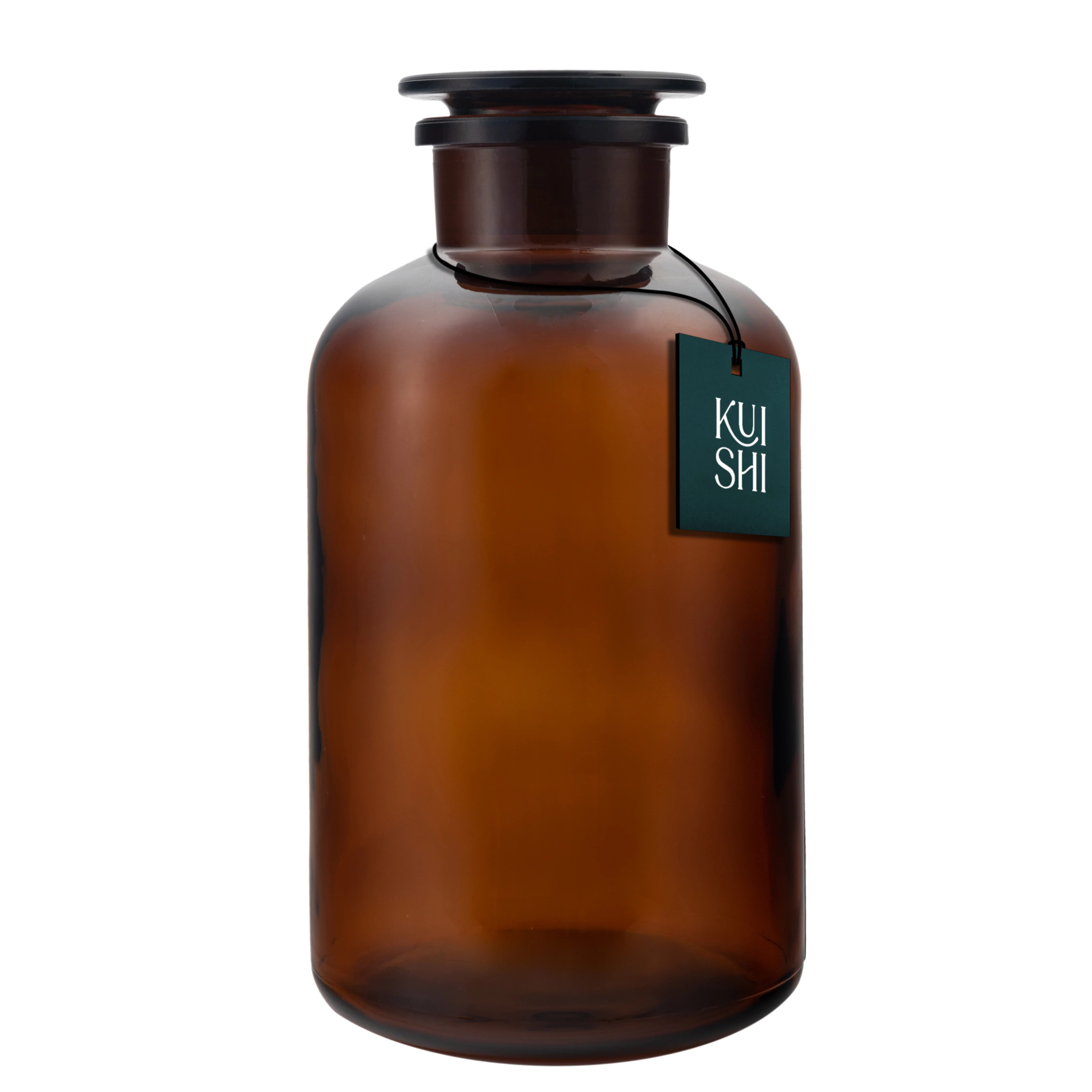 Amber Glass Apothecary Jars - Image 8