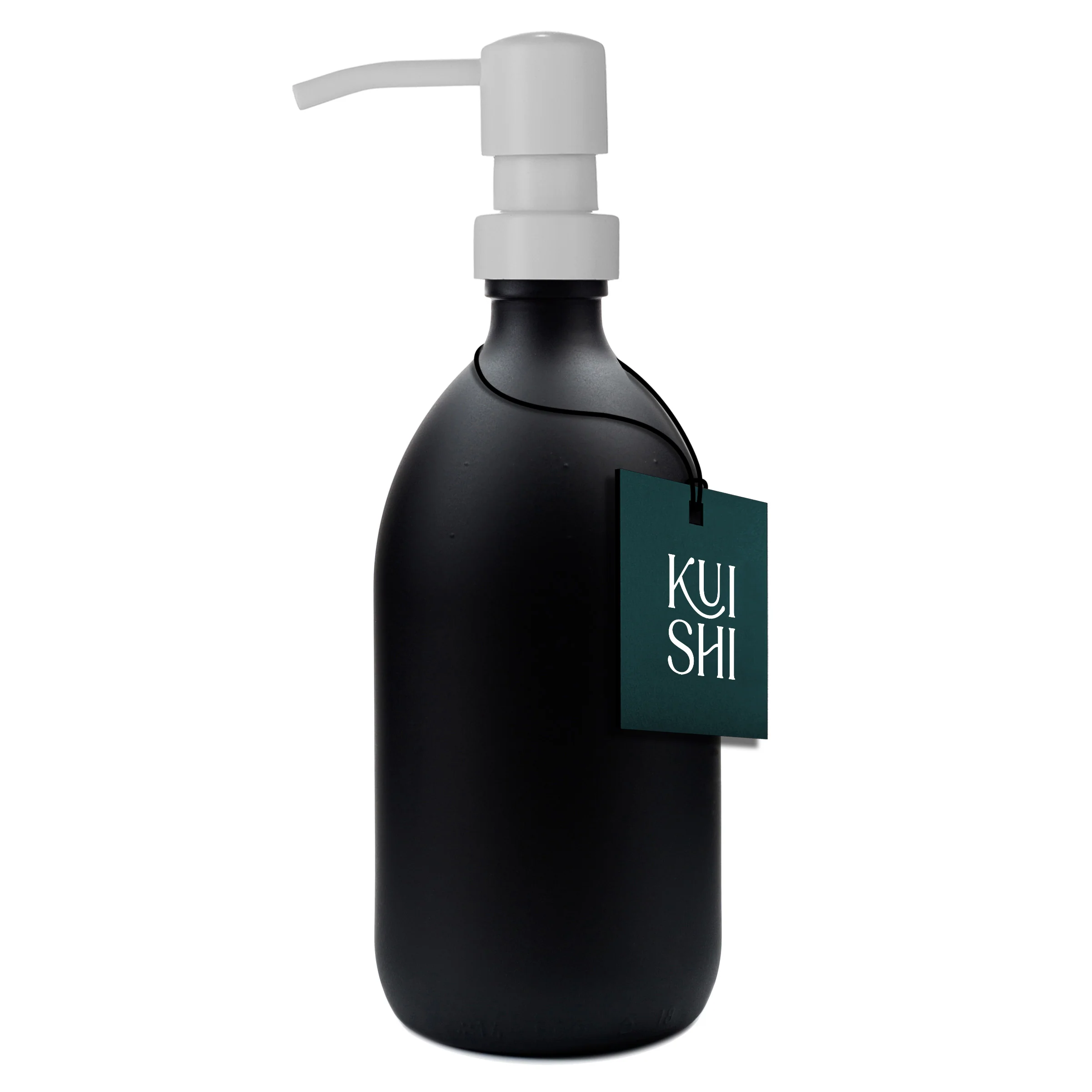 Black Soap Dispenser Stainless Steel Pump - Image 5