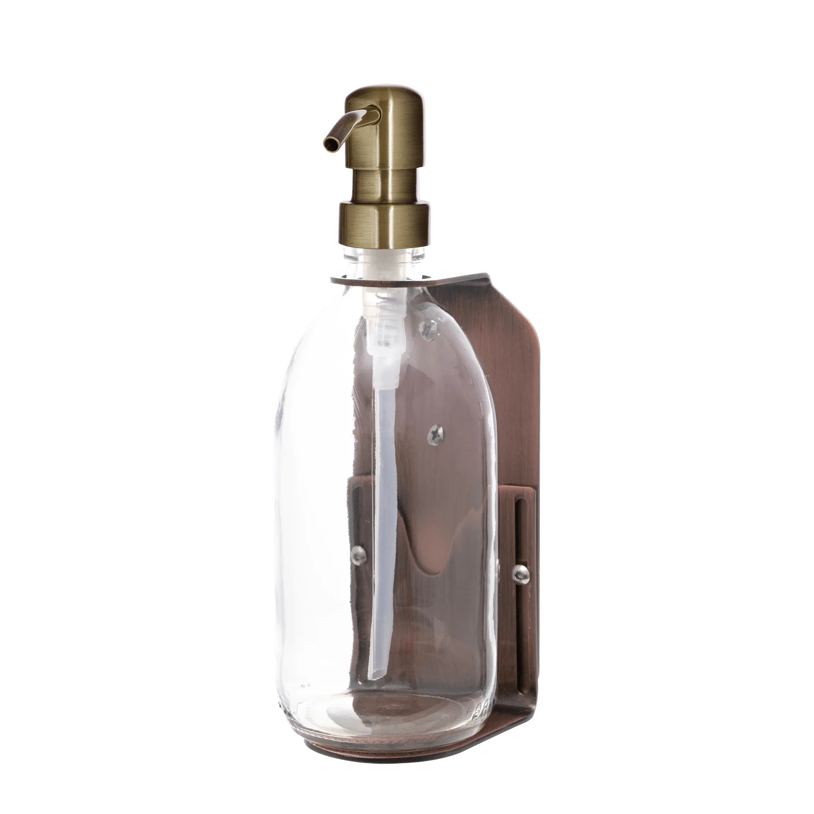 Copper Single Wall Mounted Soap Dispenser - Image 8