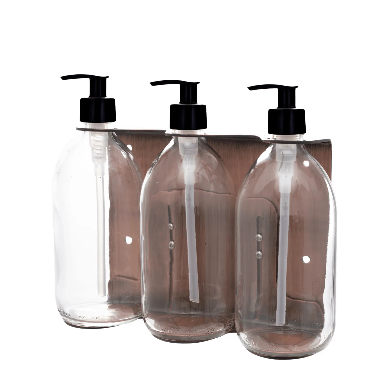 Copper Triple Wall Mounted Soap Dispenser - Image 13