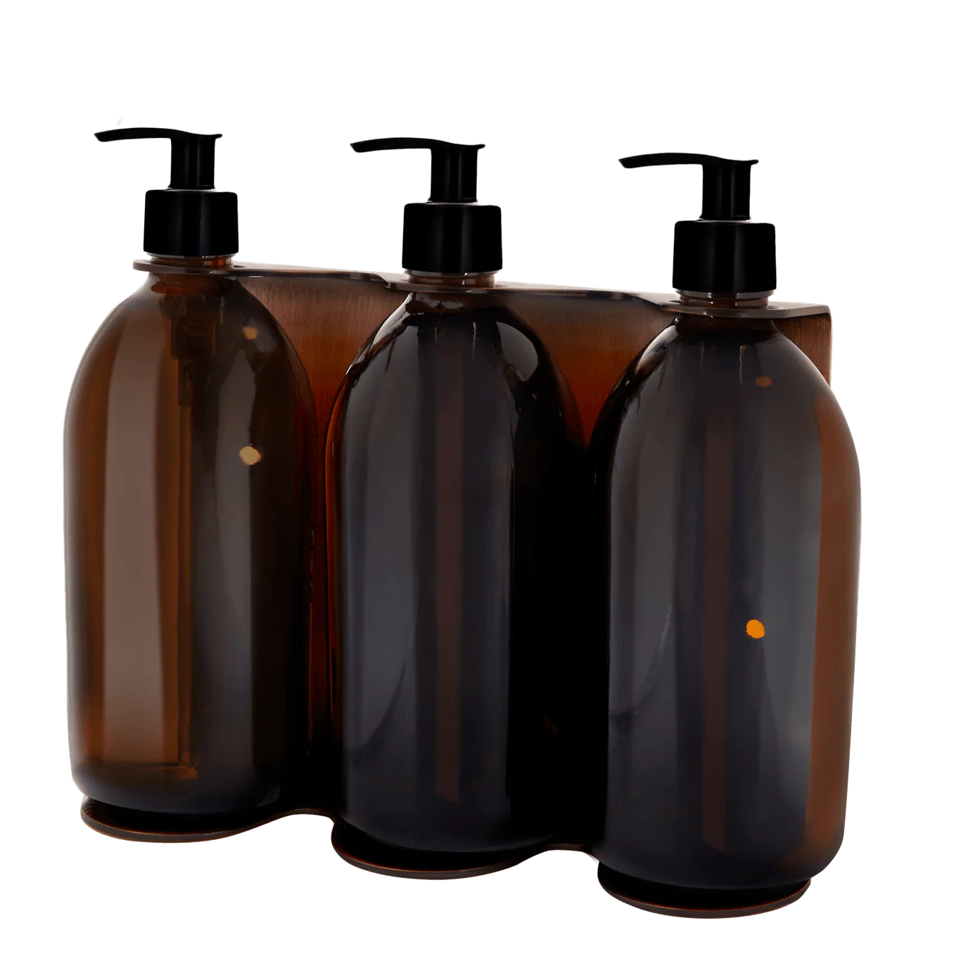 Copper Triple Wall Mounted Soap Dispenser - Image 8