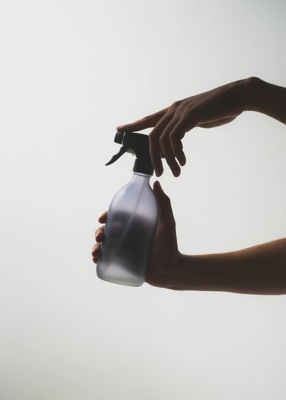 Frosted Grey Spray Bottle - Image 4