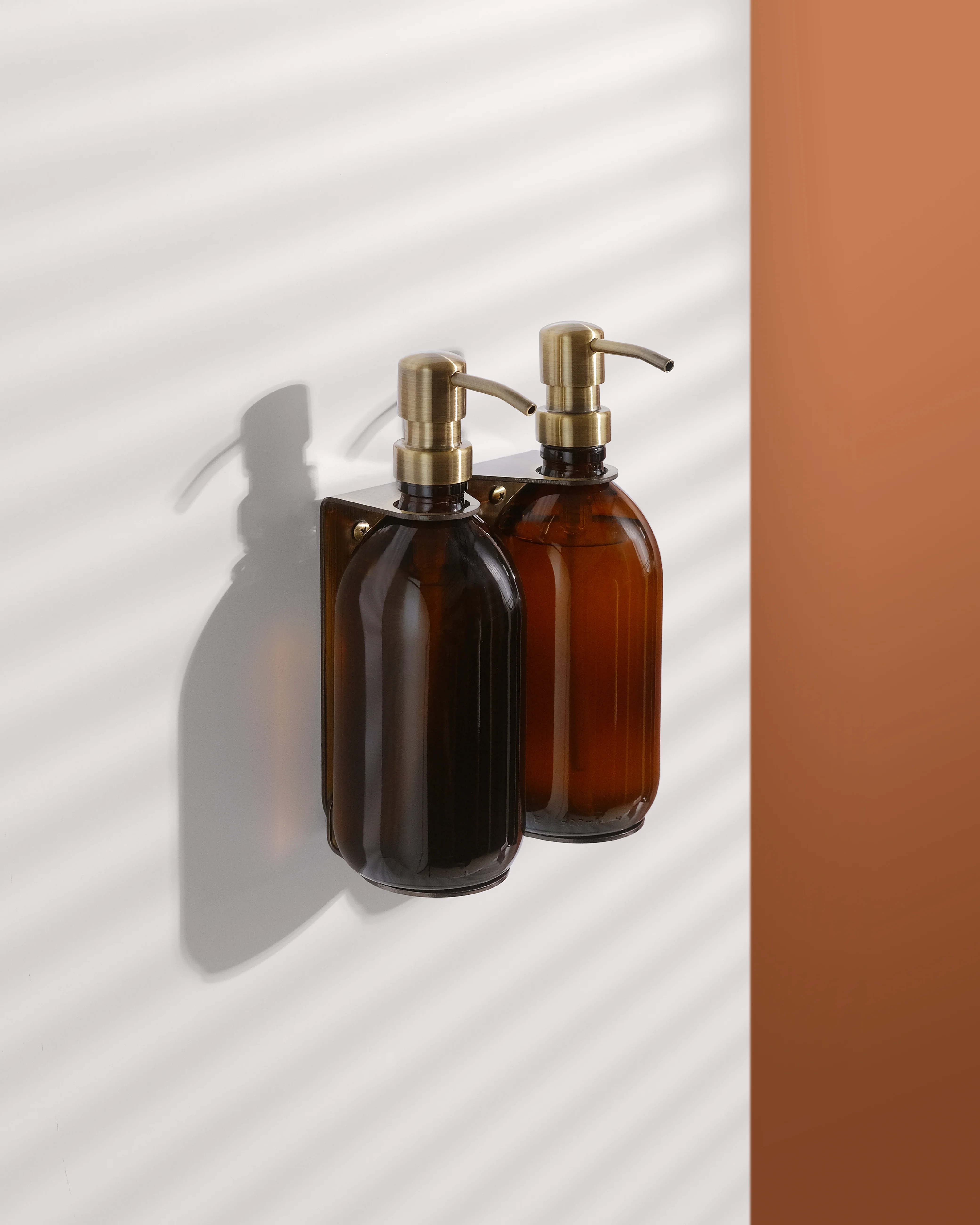 Gold Double Soap Bottle Holder - Image 5