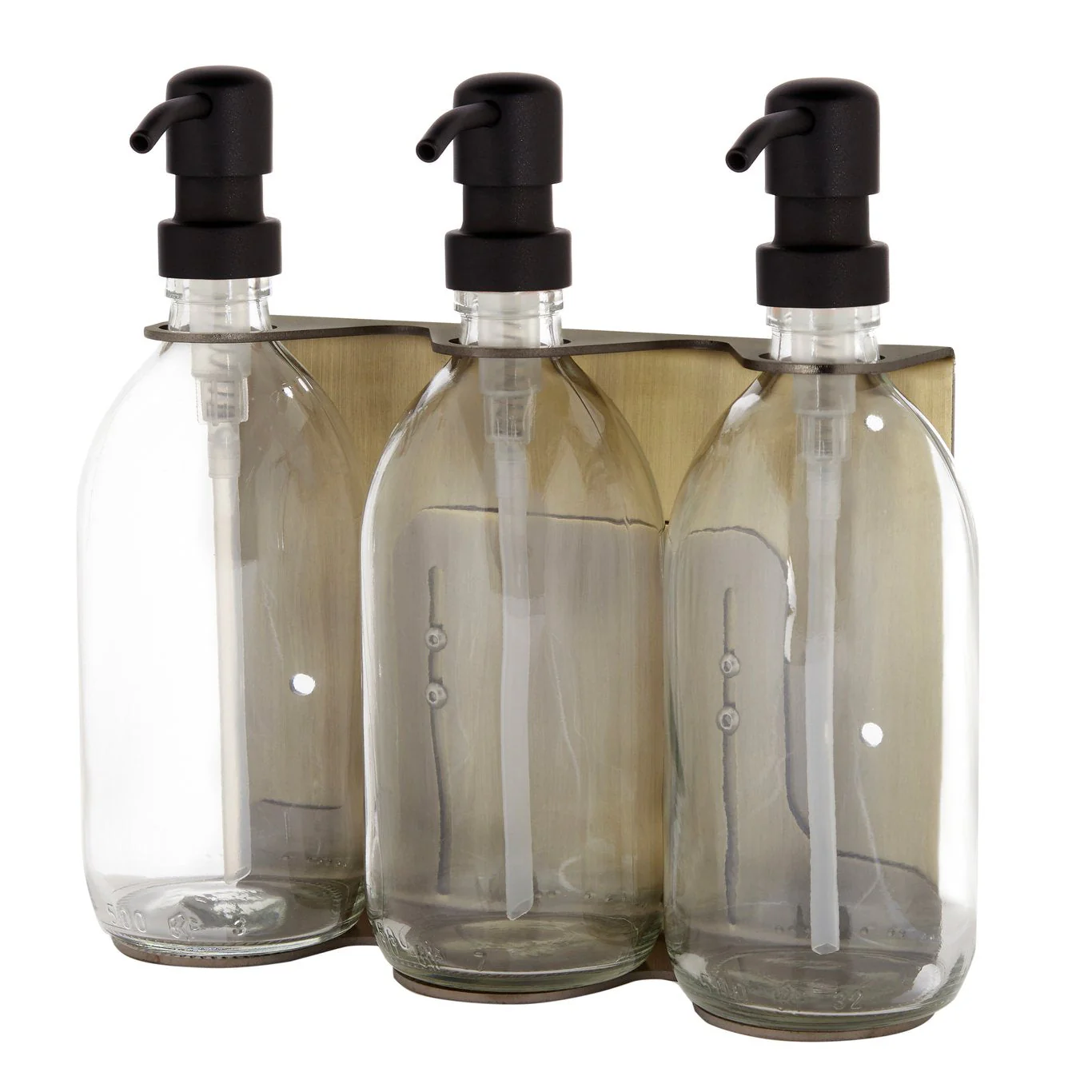 Gold Triple Wall Mounted Soap Dispenser - Image 10