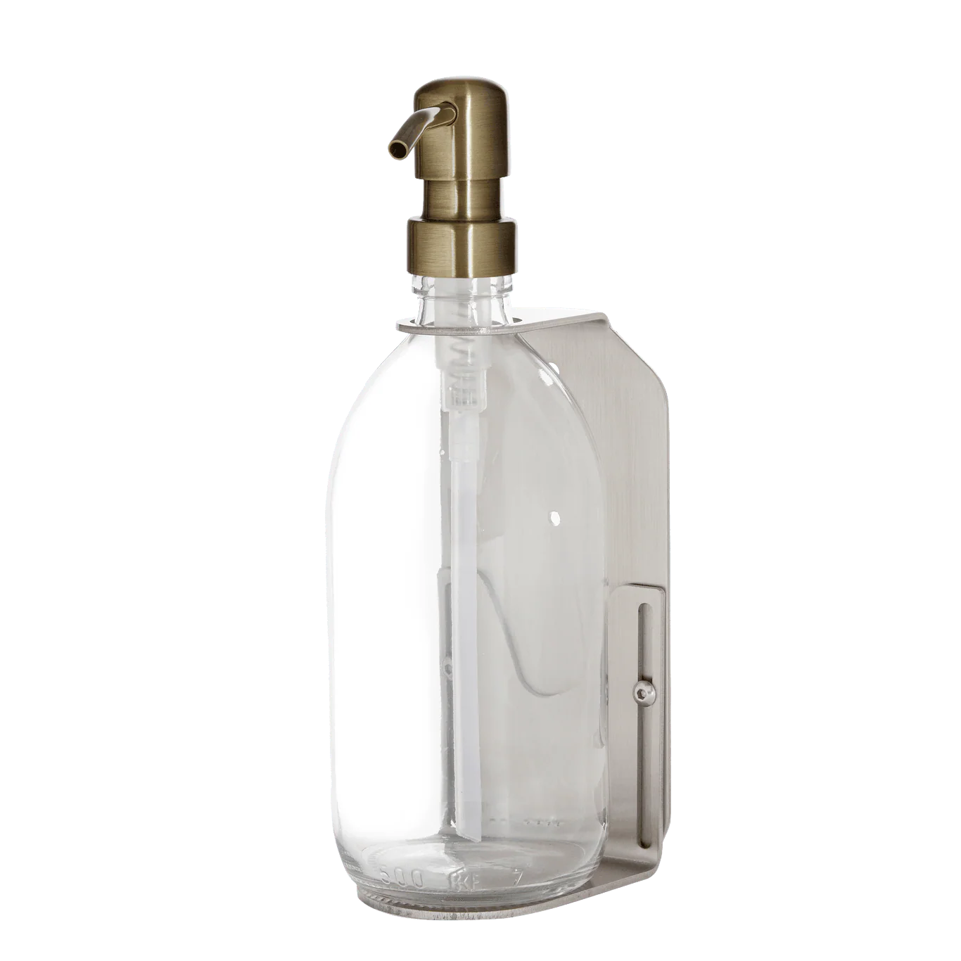 Nickel Single Wall Mounted Soap Dispenser - Image 11