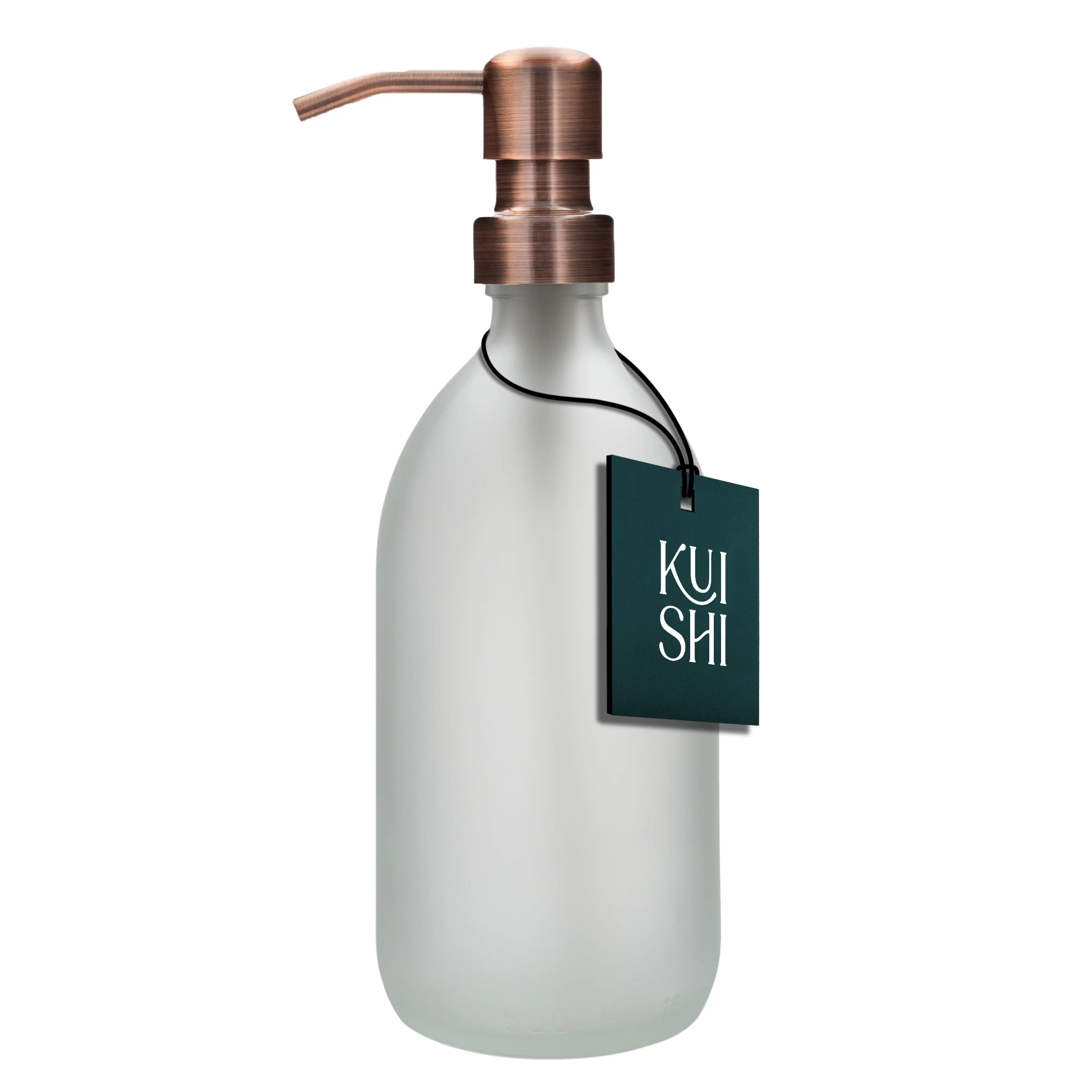 White Glass Soap Dispenser - Image 4
