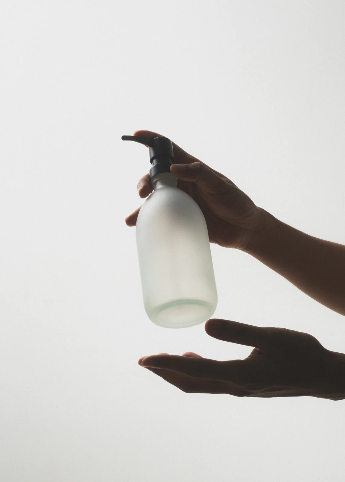 White Glass Soap Dispenser - Image 5